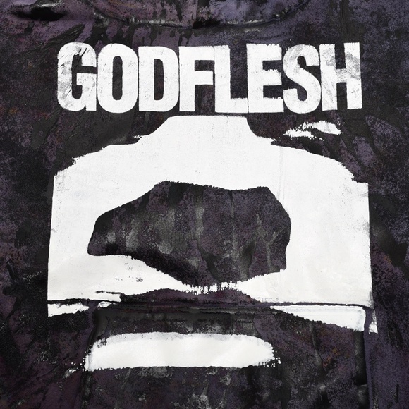 Godflesh AOP Double Layered Hoodie by Digital Trenches - Picture 3 of 6